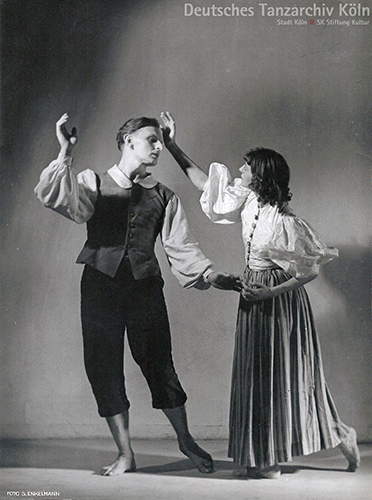 Bernhard Wosien und Friedel Romanowski in ihrem Duett ‚Sommerlied‘  (1937/38) zu Musik der norwegischen Komponistin Agathe Backer-Grøndahl